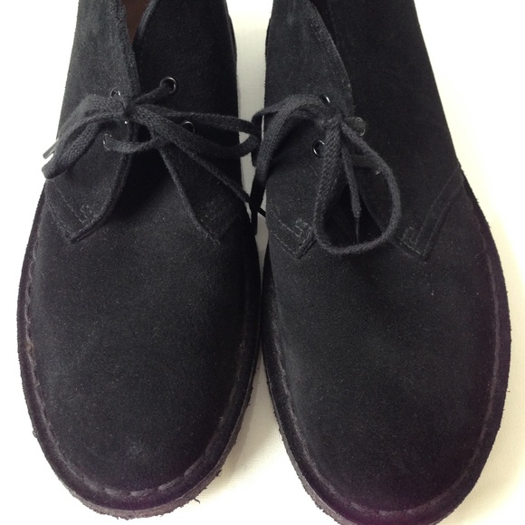 Clarks Original Desert Boots Black Suede 8.5 - Picture 1 of 10